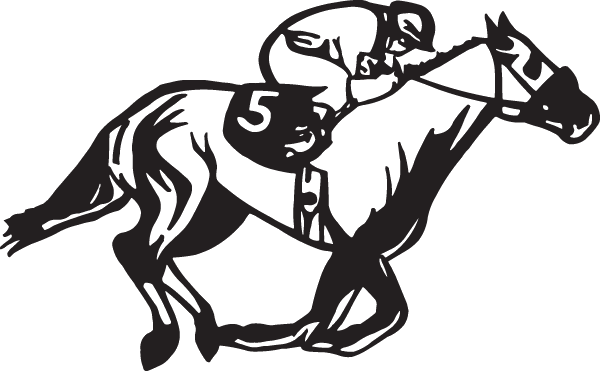(image for) Race Horse Jockey Sticker
