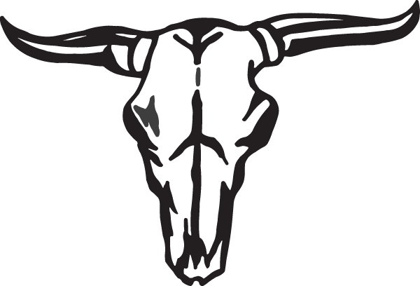 (image for) Bull Skull Decal