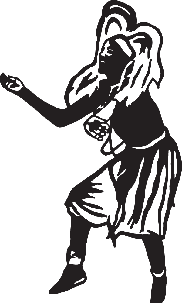 (image for) African Dancer Decal