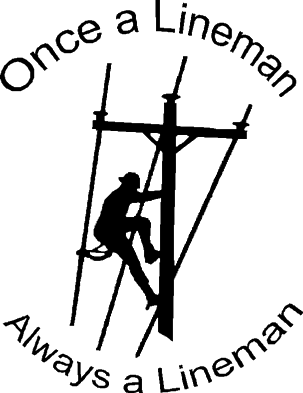 (image for) Lineman Decal