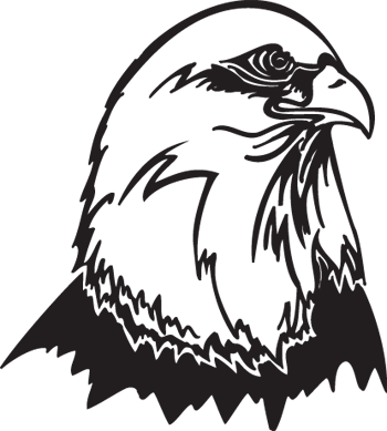 (image for) Bald Eagle Head Decal