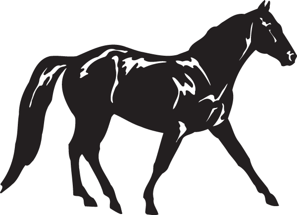 (image for) A Horse Walking Decal