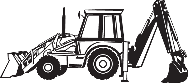 (image for) Backhoe Decal