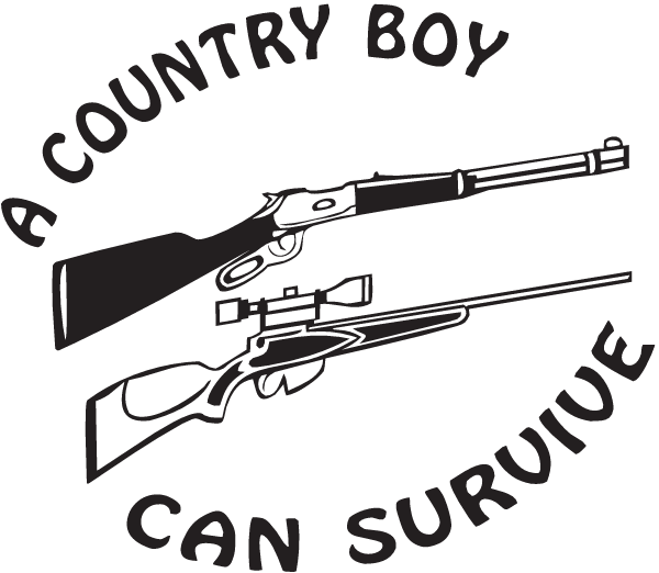 (image for) A Country Boy Can Survive Decal