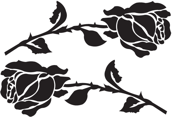 (image for) Thorny Roses Decal