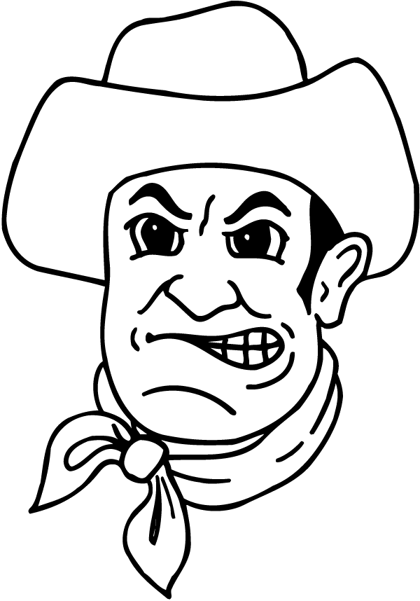 (image for) Angry Cowboy Decal
