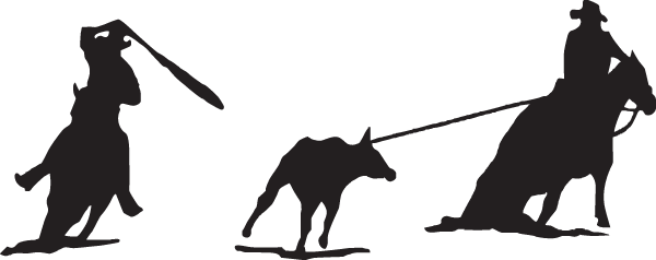 (image for) Calf Roping Decal
