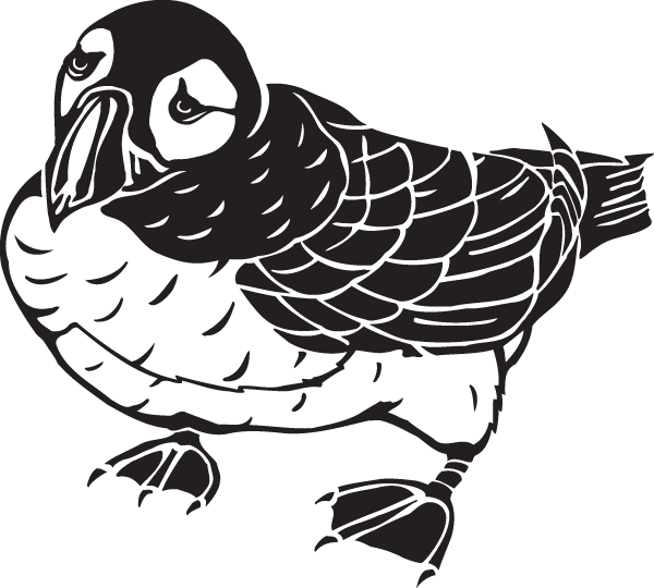 (image for) Puffin Decal