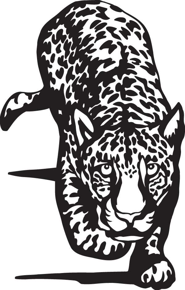 (image for) Stalking Leopard Decal