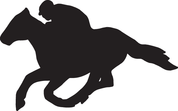 (image for) Race Horse Silhouette