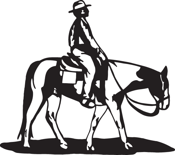 (image for) Dog Tired Cowboy Decal