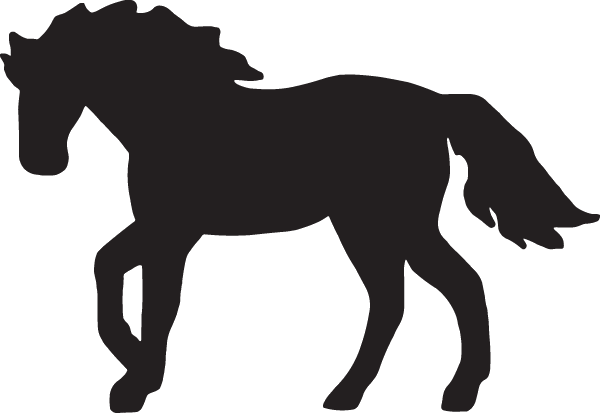 (image for) Horse Silhouette Decal