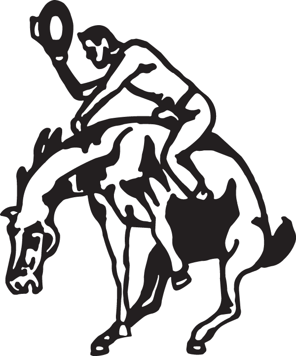 (image for) Cowboy On a Bucking Horse Decal