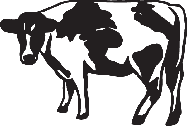 (image for) Holstein Cow Decal