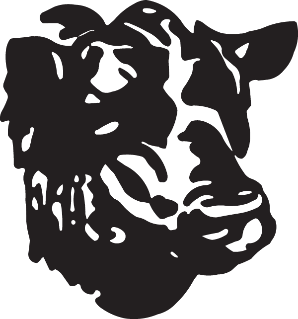(image for) Cow Head Decal