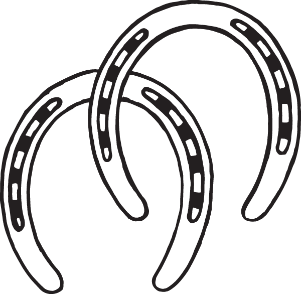 (image for) Horseshoes Decal