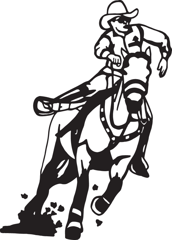 (image for) Racing Cowboy Decal