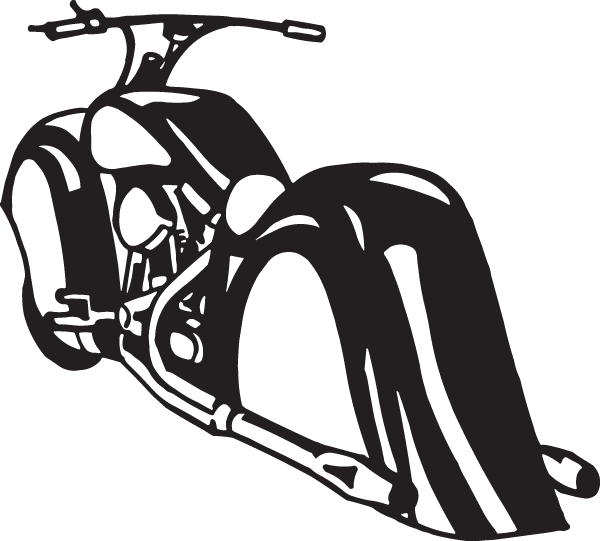 (image for) Classy Motorcycle Decal
