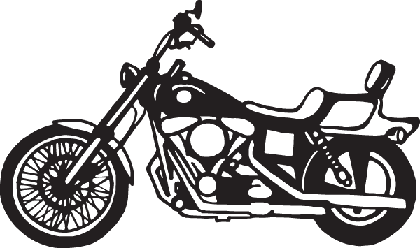 (image for) Classic Motorcycle Chopper Decal