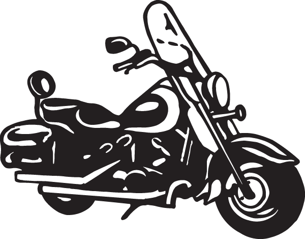 (image for) Cruiser Motorcycle decal