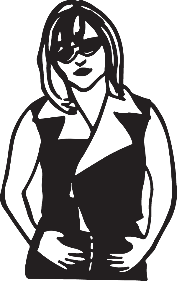(image for) Biker Chick Decal
