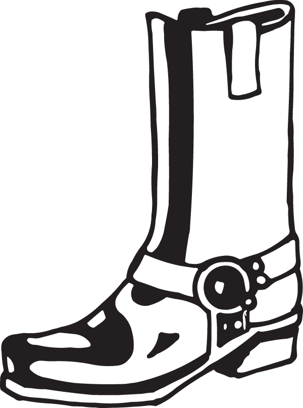 (image for) Leather Riding Boots Decal