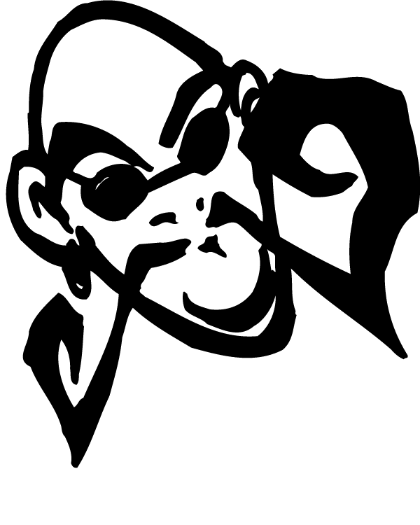 (image for) Sinister Stache Decal