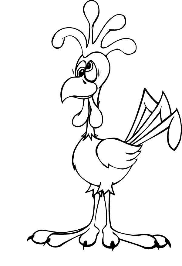 (image for) Goofy Bird Decal