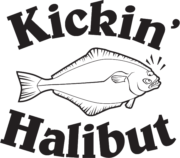(image for) Kickin Halibut Decal