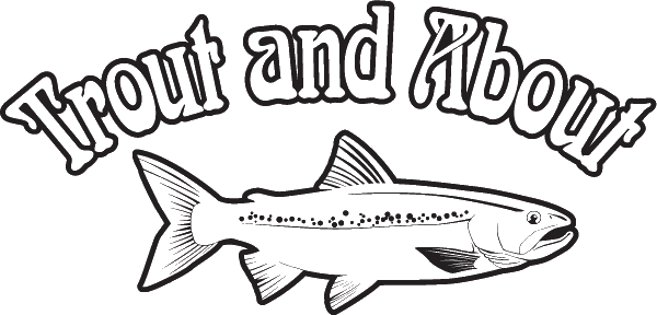 (image for) Trout and About Decal