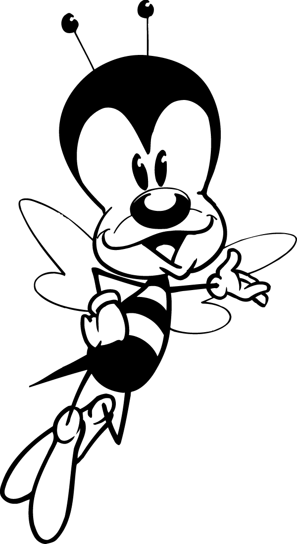 (image for) Crazy Bee Decal
