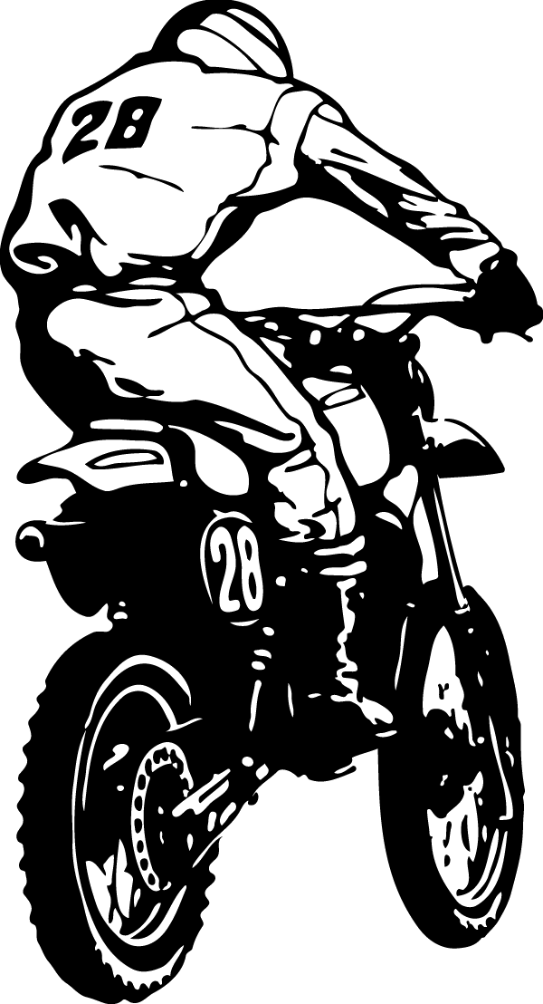 (image for) Motorcycle Racing Decal