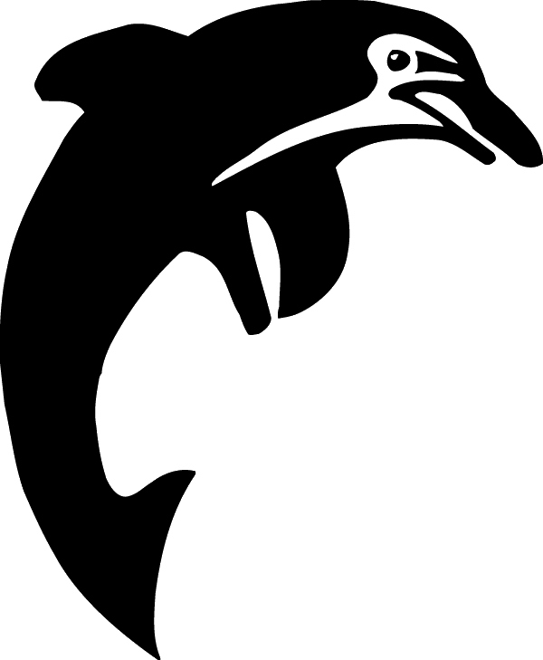 (image for) Friendly Dolphin Decal