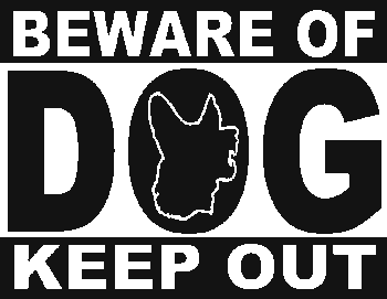 (image for) Beware of Dog Keep Out