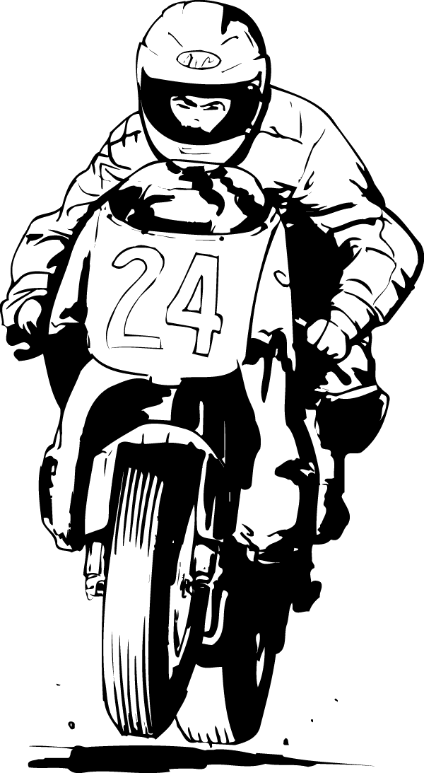 (image for) Motorcycle sticker