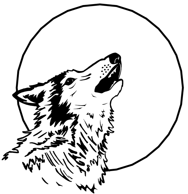 (image for) Wild Wolf Decal