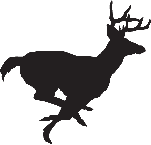 (image for) Running Deer Decal