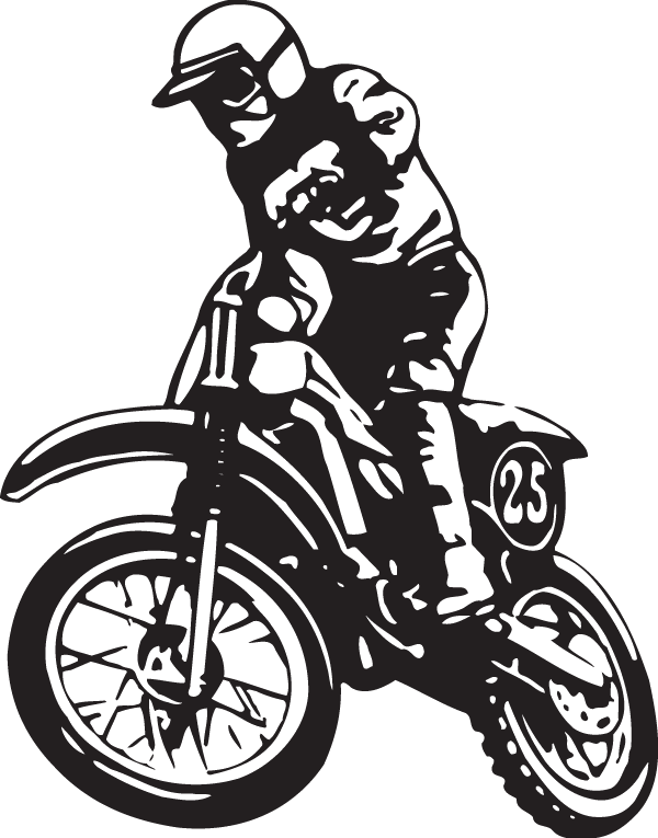 (image for) Motorcycle Winner Decal