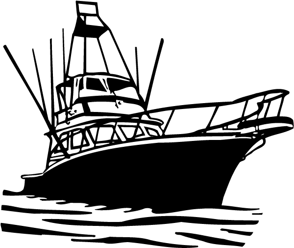 (image for) Big Aft Cabin Yacht Decal