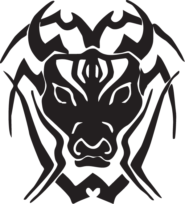 (image for) Tribal Bull Decal