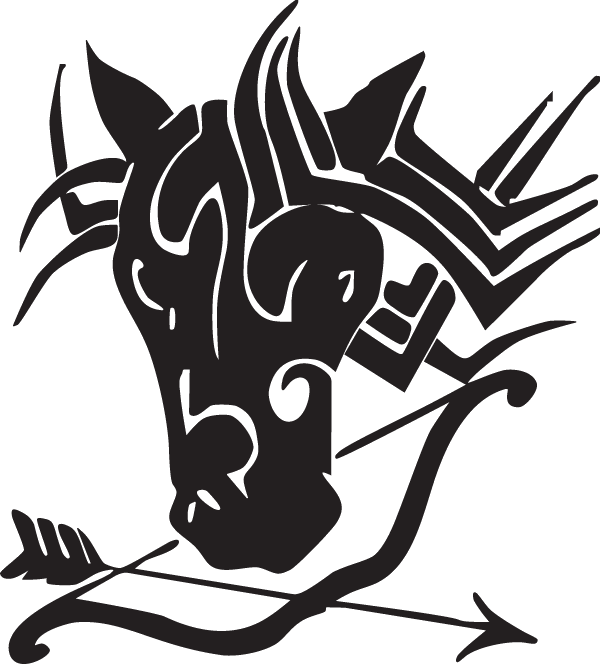(image for) Horse Hunter Tribal Decal