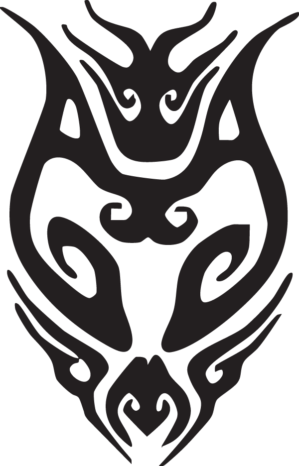 (image for) Firedog Tribal Decal