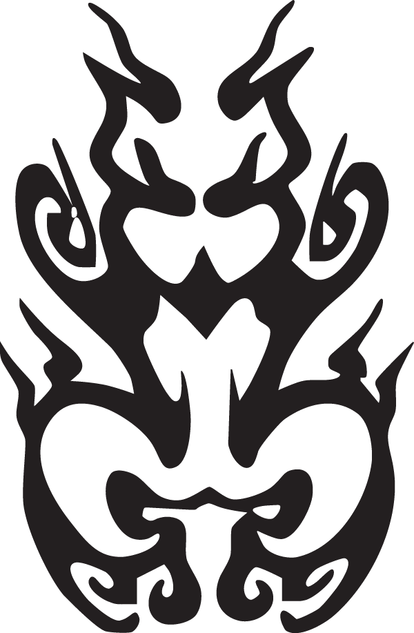 (image for) Hing's Logo Tribal Decal