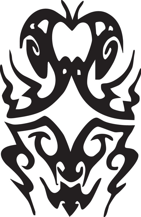 (image for) Tribal Hawk Decal