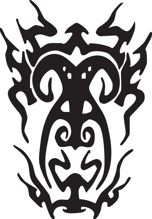 (image for) Bison Tribal Decal