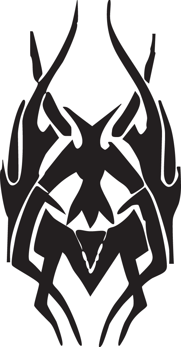 (image for) Rune Shield Tribal Decal
