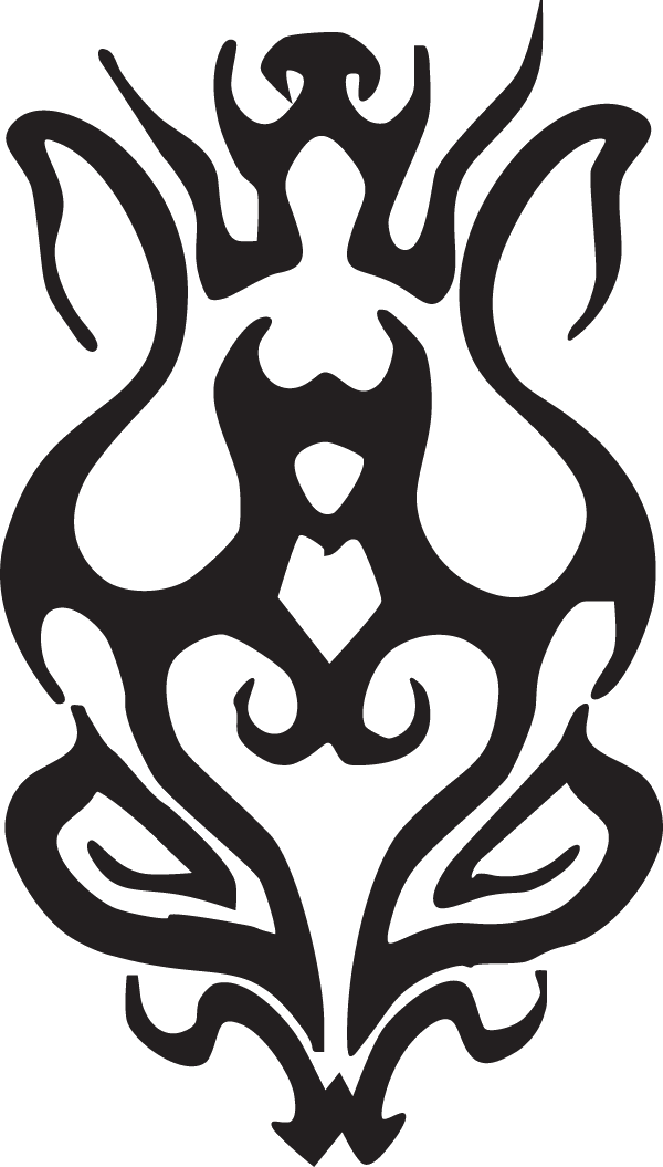 (image for) Blown Flame Tribal Decal