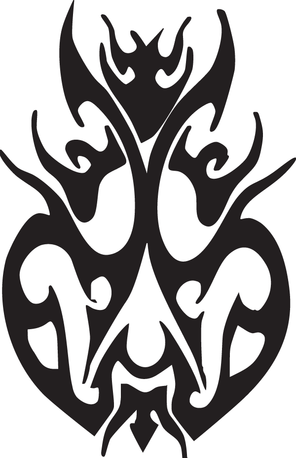 (image for) Tribal Moth Decal