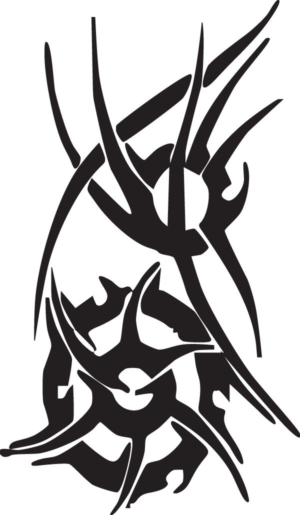 (image for) Collision Tribal Decal