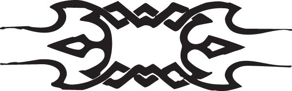 (image for) Locked Down Tribal Decal